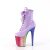 Pleaser FLAMINGO-1020HG Plateau Ankle Boots Patent Glitter Purple Colorful EU-37 / US-7