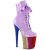 Pleaser FLAMINGO-1020HG Plateau Ankle Boots Patent Glitter Purple Colorful EU-38 / US-8