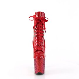Pleaser FLAMINGO-1020HG Plateau Ankle Boots Patent...