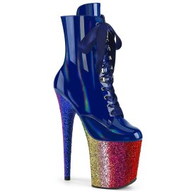 Pleaser FLAMINGO-1020HG Plateau Ankle Boots Patent...
