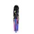 Pleaser FLAMINGO-1020RC Plateau Ankle Boots Patent Chrome Black Colorful EU-35 / US-5