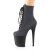 Pleaser FLAMINGO-1020REFL Plateau Ankle Boots Reflection Green EU-35 / US-5