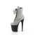 Pleaser FLAMINGO-1020RS Plateau Ankle Boots Rhinestones Silver EU-35 / US-5