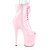 Pleaser FLAMINGO-1021 Plateau Ankle Boots Patent Light Pink EU-35 / US-5
