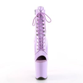 Pleaser FLAMINGO-1021 Plateau Ankle Boots Patent Purple...