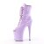 Pleaser FLAMINGO-1021 Plateau Ankle Boots Patent Purple EU-35 / US-5