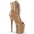 Pleaser FLAMINGO-1021 Plateau Ankle Boots Patent Toffee EU-42 / US-12