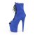 Pleaser FLAMINGO-1021FS Plateau Ankle Boots Faux Suede Blue EU-42 / US-12