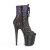 Pleaser FLAMINGO-1021OMBG Plateau Ankle Boots Glitter Purple EU-42 / US-12