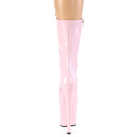 Pleaser FLAMINGO-1050 Plateau Ankle Boots Patent Light Pink EU-42 / US-12