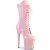 Pleaser FLAMINGO-1050 Plateau Ankle Boots Patent Light Pink EU-42 / US-12