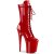 Pleaser FLAMINGO-1050 Plateau Ankle Boots Patent Red EU-40 / US-10