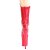 Pleaser FLAMINGO-1050 Plateau Ankle Boots Patent Red EU-40 / US-10