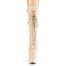 Pleaser FLAMINGO-1050FS Plateau Ankle Boots Faux Suede...