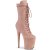 Pleaser FLAMINGO-1050FS Plateau Ankle Boots Suede Blush EU-35 / US-5