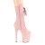 Pleaser FLAMINGO-1050FS Plateau Ankle Boots Suede Blush EU-35 / US-5