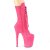 Pleaser FLAMINGO-1050FS Plateau Ankle Boots Faux Suede Pink EU-42 / US-12