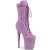 Pleaser FLAMINGO-1050FS Plateau Ankle Boots Faux Suede Purple EU-39 / US-9