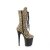 Pleaser FLAMINGO-1050LP Plateau Ankle Boots Brown EU-35 / US-5