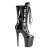 Pleaser FLAMINGO-1051 Plateau Ankle Boots Patent Black EU-35 / US-5