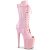 Pleaser FLAMINGO-1051 Plateau Ankle Boots Patent Light Pink EU-35 / US-5