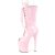 Pleaser FLAMINGO-1051 Plateau Ankle Boots Patent Light Pink EU-35 / US-5