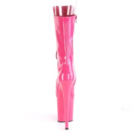 Pleaser FLAMINGO-1051 Plateau Ankle Boots Patent Pink EU-35 / US-5