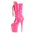 Pleaser FLAMINGO-1051 Plateau Ankle Boots Patent Pink EU-35 / US-5