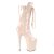 Pleaser FLAMINGO-1051 Plateau Ankle Boots Patent Nude EU-42 / US-12