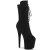 Pleaser FLAMINGO-1051FS Plateau Ankle Boots Faux Suede Black EU-35 / US-5