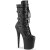 Pleaser FLAMINGO-1053 Plateau Ankle Boots Faux Leather Black EU-41 / US-11