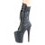 Pleaser FLAMINGO-1053 Plateau Ankle Boots Faux Leather Black EU-39 / US-9