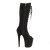 Pleaser FLAMINGO-2051FS Plateau Ankle Boots Faux Suede Black EU-41 / US-11
