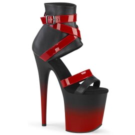 Pleaser FLAMINGO-800-15 Plateau Ankle Boots Faux Leather...