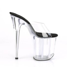 Pleaser FLAMINGO-801 Plateau Mules Transparent EU-35 / US-5