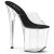 Pleaser FLAMINGO-801 Plateau Mules Transparent EU-35 / US-5
