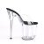 Pleaser FLAMINGO-801 Plateau Mules Transparent EU-35 / US-5