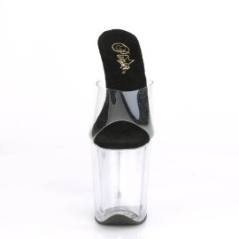 Pleaser FLAMINGO-801 Plateau Mules Transparent EU-37 / US-7