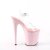 Pleaser FLAMINGO-808 Plateau Sandalettes Transparent Light Pink EU-35 / US-5