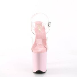 Pleaser FLAMINGO-808 Plateau Sandalettes Transparent...