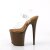 Pleaser FLAMINGO-808 Plateau Sandalettes Transparent Mocha EU-35 / US-5
