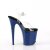 Pleaser FLAMINGO-808 Plateau Sandalettes Transparent Blue EU-35 / US-5