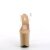 Pleaser FLAMINGO-808 Plateau Sandalettes Transparent Toffee EU-38 / US-8