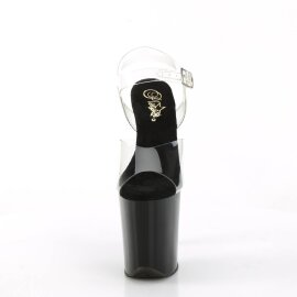 Pleaser FLAMINGO-808CRS-2 Plateau Sandalettes Rhinestones...