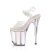 Pleaser FLAMINGO-808G Plateau Sandalettes Glitter Transparent Light Pink EU-37 / US-7