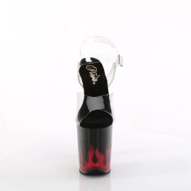 Pleaser FLAMINGO-808NLFL Plateau Sandalettes Transparent...