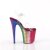 Pleaser FLAMINGO-808RBG Plateau Sandalettes Glitter Transparent Colorful EU-35 / US-5