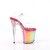 Pleaser FLAMINGO-808RG-02 Plateau Sandalettes Glitter Transparent Colorful EU-37 / US-7