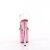 Pleaser FLAMINGO-808RG-02 Plateau Sandalettes Glitter Transparent Colorful EU-38 / US-8