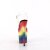 Pleaser FLAMINGO-808RG-04 Plateau Sandalettes Glitter Transparent Colorful EU-35 / US-5